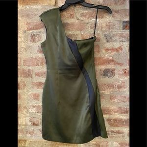 Bebe One Shoulder Mini Dress